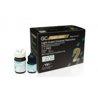 GC Gold Label 2LC - Vật liệu trám Glass Ionomer hoá trùng hợp - Hộp