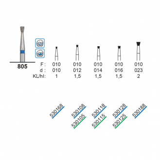 Mũi mài răng 805 - F010- DFS - Hộp 5 mũi