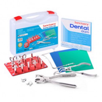 Bộ kit full option dụng cụ đặt đê cao su Dental Dam Premium Kit - Bộ