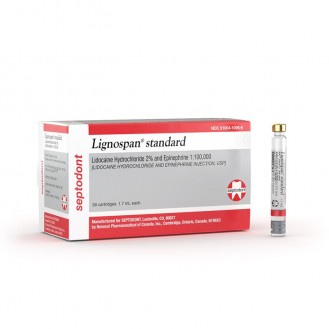 Tê đỏ Septodont Lignospan Standard 2% - Pháp - hộp